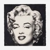 Thierry Guetta, Diamond Girl (Black), 2016, screenprint with diamond dust