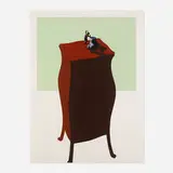 Ken Price, French Figurine Cup (from the Interior Series), 1971, screenprint in colors on Arjomari