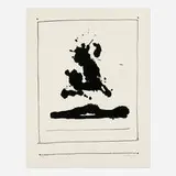 Untitled (from the New York International portfolio) by Robert Motherwell, 1966, lithograph, sold Jan 2024