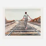 Eugene Barnes, Destination Unknown, 1979, offset lithograph in colors