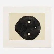 Untitled by Martin Puryear, 1999, etching and aquatint in colors, sold Jan 2024