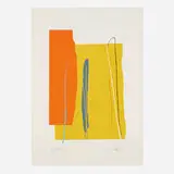 Larry Zox, Relatively, 1975, screenprint in colors