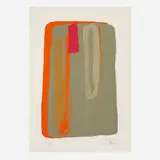 Larry Zox, Niagara Series III, 1980, screenprint in colors