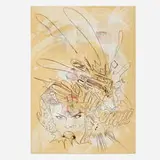 John Matos, WHOOM!!, 1990, lithograph in colors on Arches