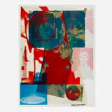 Robert Rauschenberg, Local Quarry One, 1968, offset lithograph in colors
