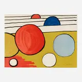 Alexander Calder, Black Lines (from the Our Unfinished Revolution portfolio), 1976, lithograph in colors on Arches