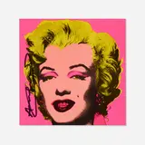 Andy Warhol, Marilyn (Castelli Mailer), 1981, offset lithograph in colors