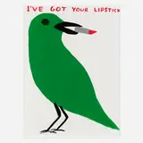 David Shrigley, I've Got Your Lipstick, 2021, screenprint in colors