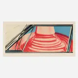 James Rosenquist, Red Highway Trust, 1978, lithograph in colors