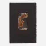 John Saxon by Edmund Teske, 1957, gelatin silver duotone solarized print, sold Dec 2023