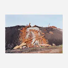 Roy Arden, Pulp Mill Dump #1, Nanaimo, B.C., archival pigment print mounted to Sintra