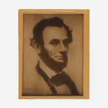 Gertrude Käsebier, Portrait of Abraham Lincoln, 1924, platinum print