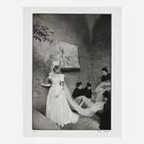 Frank Horvat, Vogue Italy, Sposa, Bride with Priests