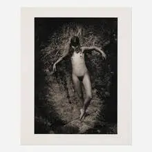 Jo Ann Callis, Woman with Mask, 1974, vintage gelatin silver print