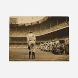 Nat Fein, Babe Ruth's Last Day at Yankee Stadium, 1948, vintage gelatin silver print