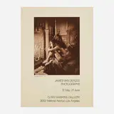 James VanDerZee, James Van Der Zee Photography exhibition poster, offset lithograph