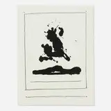 Untitled (from the New York International portfolio) by Robert Motherwell, 1966, lithograph, sold Jun 2025