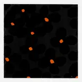Donald Sultan, Orange and Black