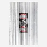 Barbara Kruger, We Will No Longer Be Seen And Not Heard, 1992, lithograph in colors, aluminum foil, paper