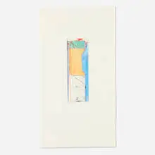 Richard Diebenkorn, Small Thin, 1980, spitbite aquatint and softground etching in colors on BFK Rives