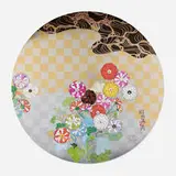 Kōrin Flowers and Water by Takashi Murakami, 2023, offset lithograph in colors, sold Jun 2025