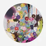 Korin’s Flowers and Abstract Imagery by Takashi Murakami, 2023-24, offset lithograph in colors, sold Jun 2025