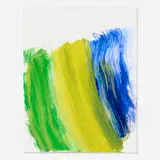Howard Hodgkin, The Road to Rio, 2016, screenprint in colors on Somerset