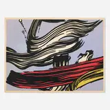 Roy Lichtenstein, Brushstrokes, 1967, screenprint in colors