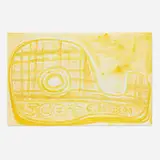 Katherine Bernhardt, Scotch Magic Tape, 2021, monoprint on Somerset