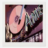 Robert Cottingham, American Hi-Fi (from the American Signs portfolio), 2009, screenprint in colors