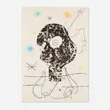 Joan Miró, Emehpylop, 1968, etching with aquatint in colors with embossing