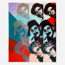 Andy Warhol, The Marx Brothers (from the Ten Portraits of Jews of the Twentieth Century portfolio), 1980, screenprint in colors on Lenox Museum Board
