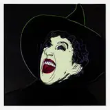 Andy Warhol, The Witch (Unique Trial Proof), 1981, screenprint in colors with diamond dust on Lenox Museum Board