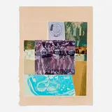 Robert Rauschenberg, Horsefeathers Thirteen-VIII (from the Horsefeathers Thirteen series), 1972, offset lithograph in colors with paper collage, embossing and varnish on handmade Jeff Goodman Pencil