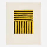 Sean Scully, Heart of Darkness 7 (from the Heart of Darkness portfolio), 1992, etching and aquatint in colors