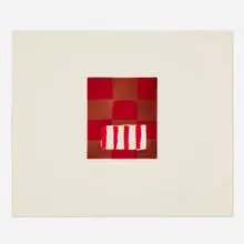 Heart of Darkness 5 (from the Heart of Darkness portfolio) by Sean Scully, 1992, etching and aquatint in colors, sold Jun 2025
