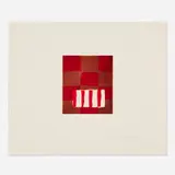 Sean Scully, Heart of Darkness 5 (from the Heart of Darkness portfolio), 1992, etching and aquatint in colors