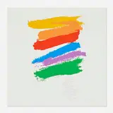 promise by Corita Kent, 1978, screenprint in colors, sold May 2025