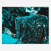 George McNeil, Beyond, 1985, lithograph in colors on BFK Rives
