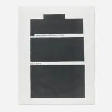 Jenny Holzer, These Enhanced Techniques (from the Top Secret series), 2012, handmade paper with stencil reserve