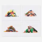 Vik Muniz, Mounds (Placemats), 2005, laminated inkjet print in colors