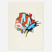 John Matos, Untitled, 1992, screenprint in colors Waterford