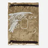 Antoni Tàpies, Untitled (from the Berlin Suite), 1974, lithograph in colors on Arches
