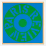 Robert Indiana, Paris Review, 1965, screenprint in colors