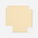 Robert Mangold, A Square with Four Squares Cut Away (from the Rubber Stamp portfolio), 1976, ink stamp on paper