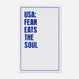Rirkrit Tiravanija, USA: Fear Eats the Soul (from the White Columns 100 portfolio), 2005, letterpress on paper