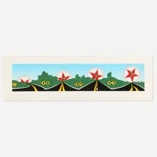 Allan D'Arcangelo, Morning Star, 1980, screenprint in colors