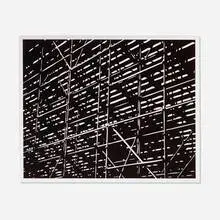 Brian Alfred, Bleachers, 2012, hand-printed letterpress print on 352gsm smoothAvalanche White Crescent Crest DT Cover