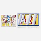 Roy Lichtenstein, Two posters, offset lithograph in colors