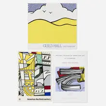 Three posters by Roy Lichtenstein, screenprint in colors, sold May 2025